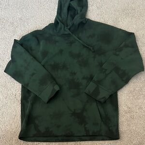 Men's All in Motion Green Tie-Dye Hoodie - M